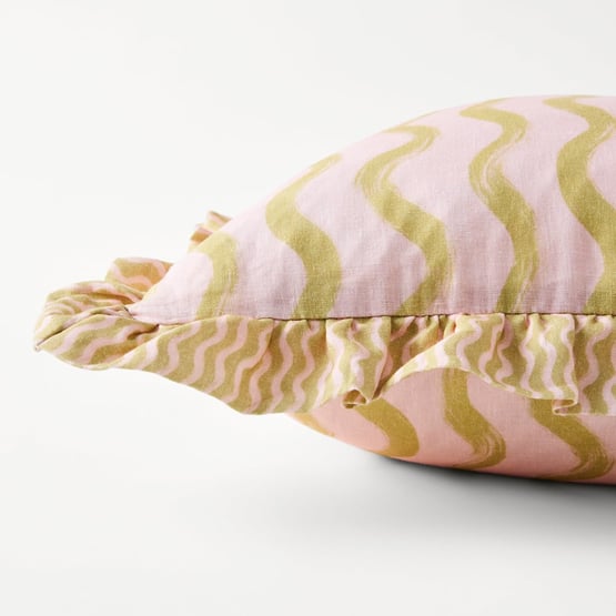 Mindi Pink & Green Cushion