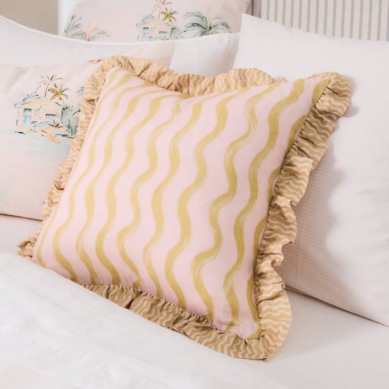 Mindi Pink & Green Cushion