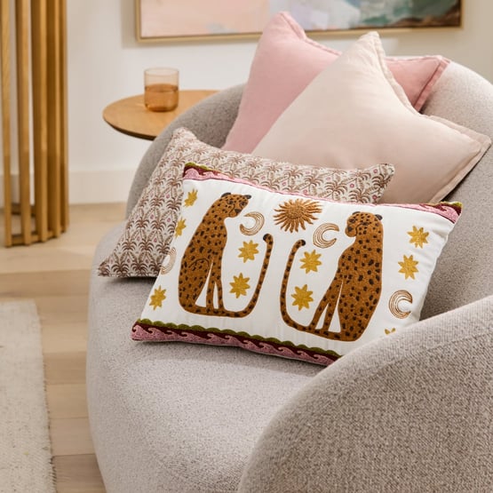 Costa Del Sol Cheetah Cushion