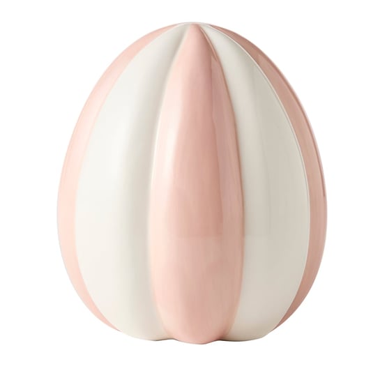 Easter Stripe Light Pink Egg