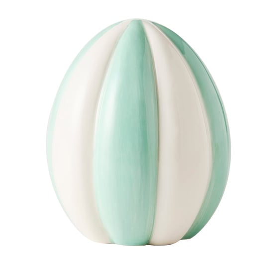 Easter Stripe Mint Blue Egg