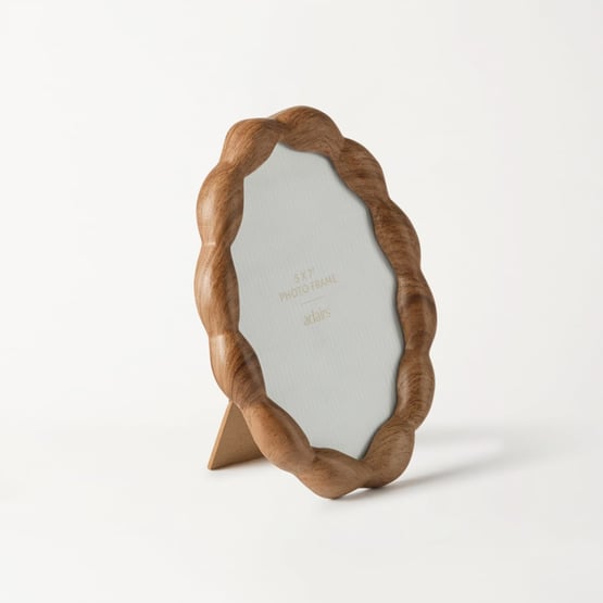 Luana Brown Oval Frame