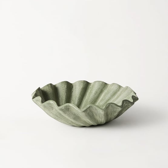 Resort Collection Green Wave Bowl
