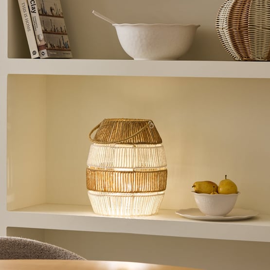 La Mer Natural & White Lantern