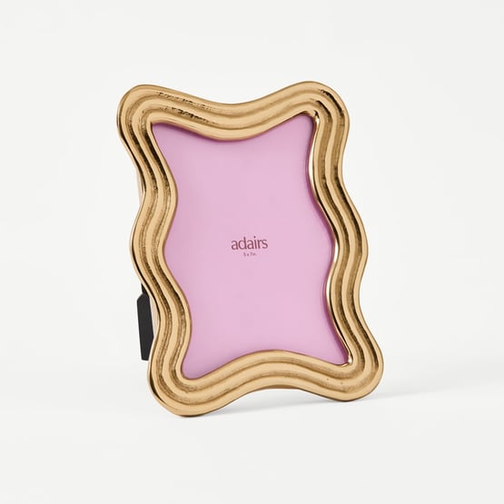 Wavy Gold Large Frame