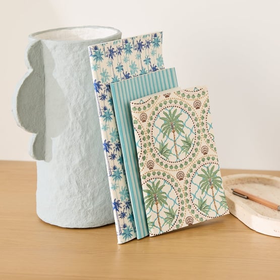 Green Palms Handmade Notebook Set