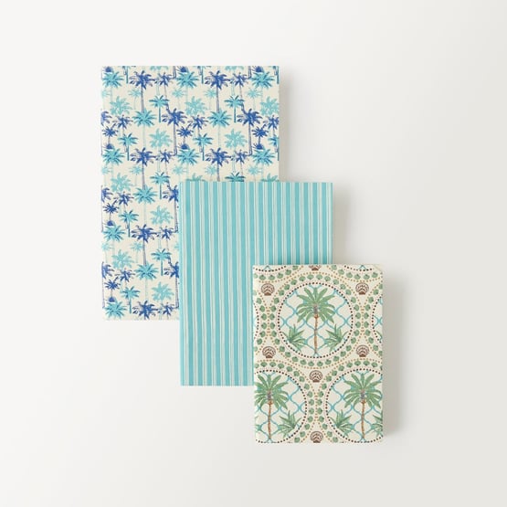 Green Palms Handmade Notebook Set