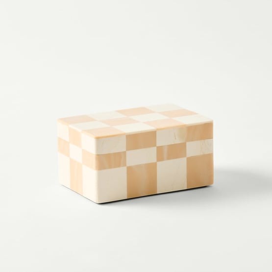 Seraphina Cream & Caramel Trinket Box