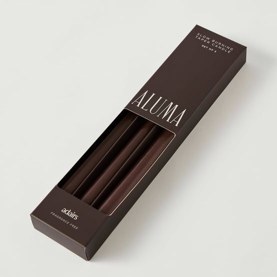 Aluma Peppercorn Taper Candles Pack of 3