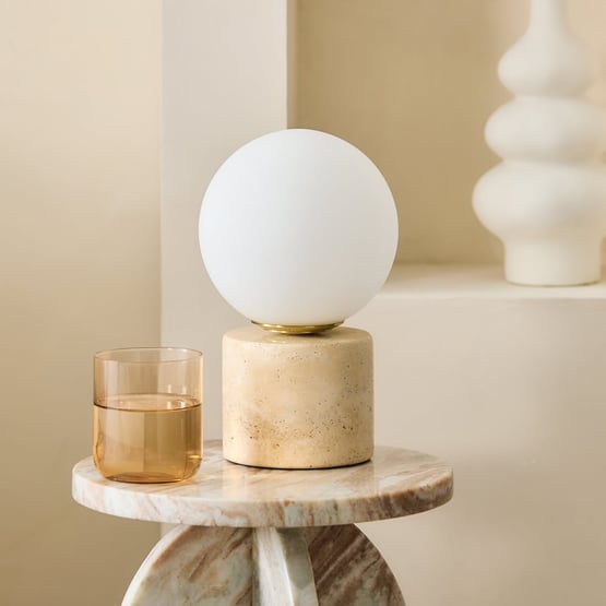 Billy Travertine Table Light