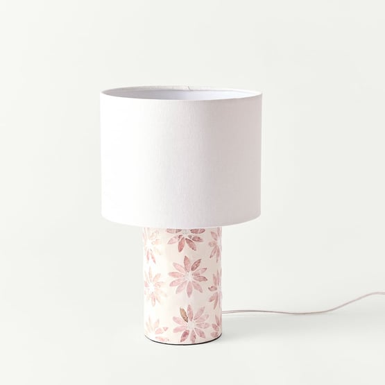 Verona Pink & White Table Light
