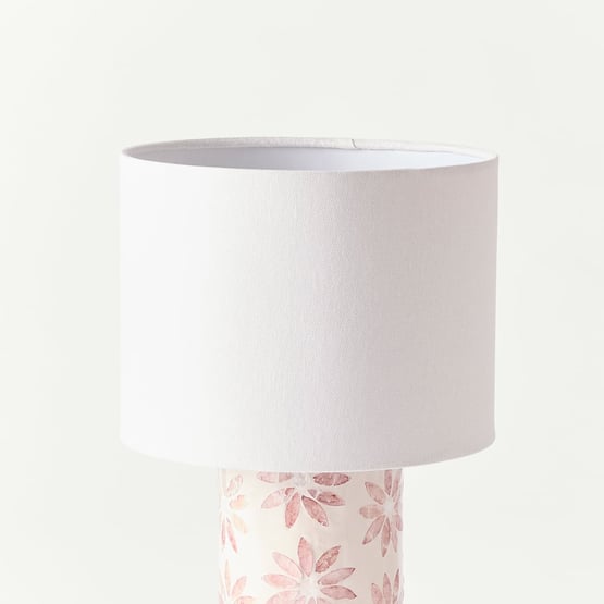 Verona Pink & White Table Light