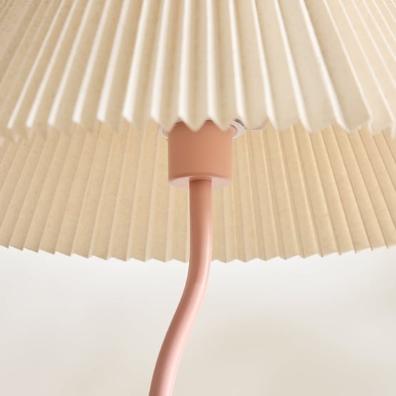 Catalina Rose Linen Floor Light