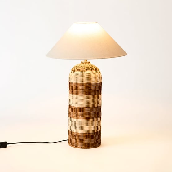 Savanah Vintage Stripe Table Light