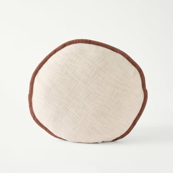 Hugo Cacao Round Cushion