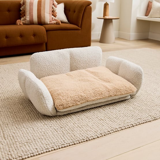 Parker Cream Boucle Pet Bed 