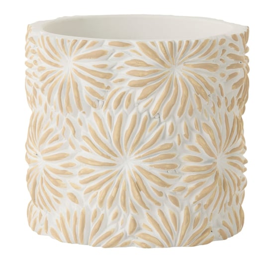 Camille Off White & Beige Pot