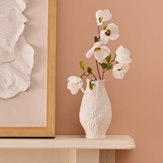 Drift White Tall Vase