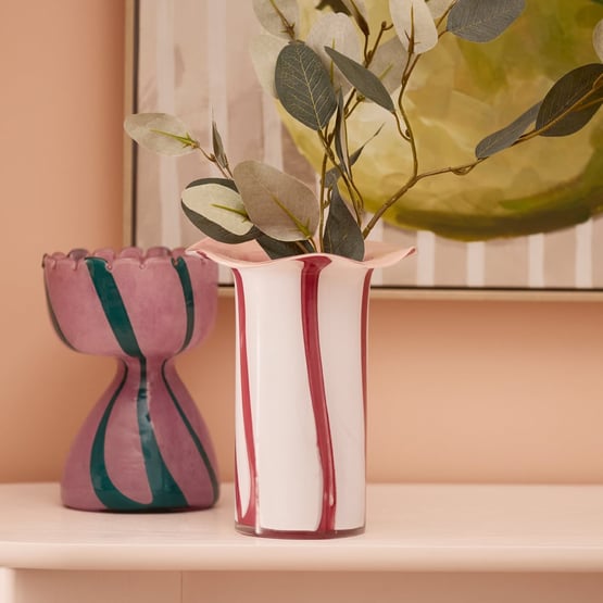 Celeste Pink Short Vase