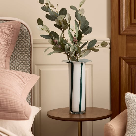 Celeste Teal Tall Vase