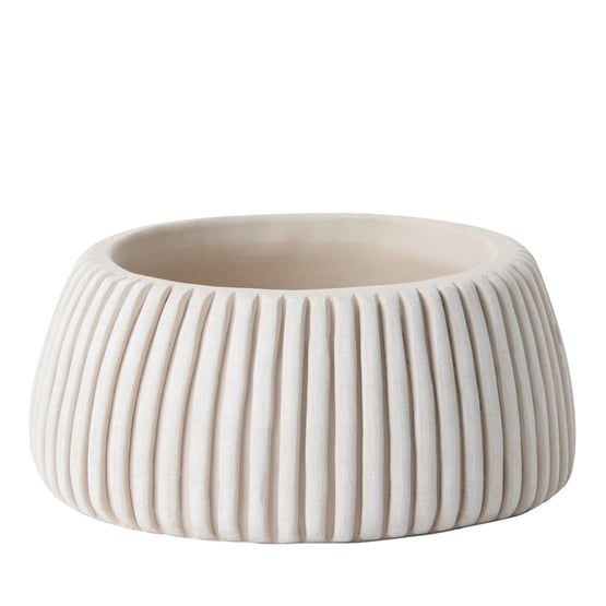 Lino Off White & Beige Pot