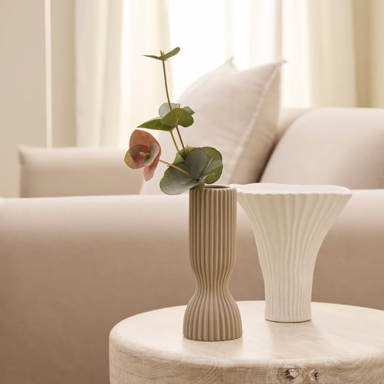 Alma Taupe Bud Vase