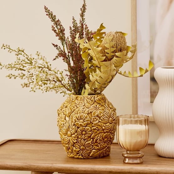 Margot Honey Round Vase