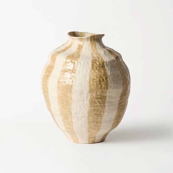 Santorini Taupe Large Vase