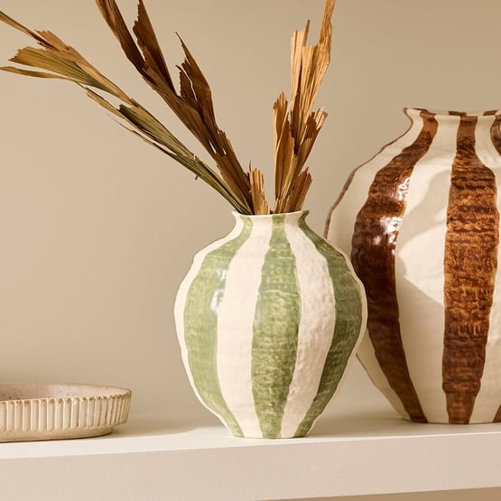 Santorini Green Small Vase