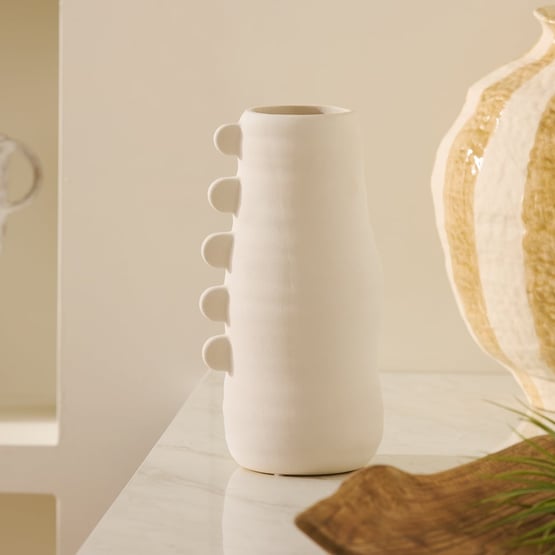Inca Off White Vase