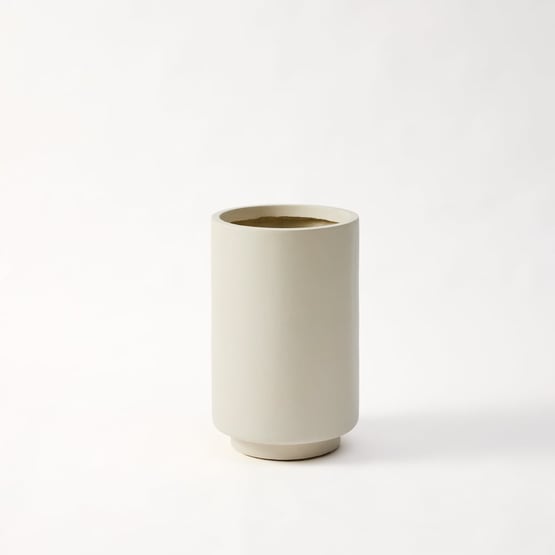Clovelly Warm White Medium Pot