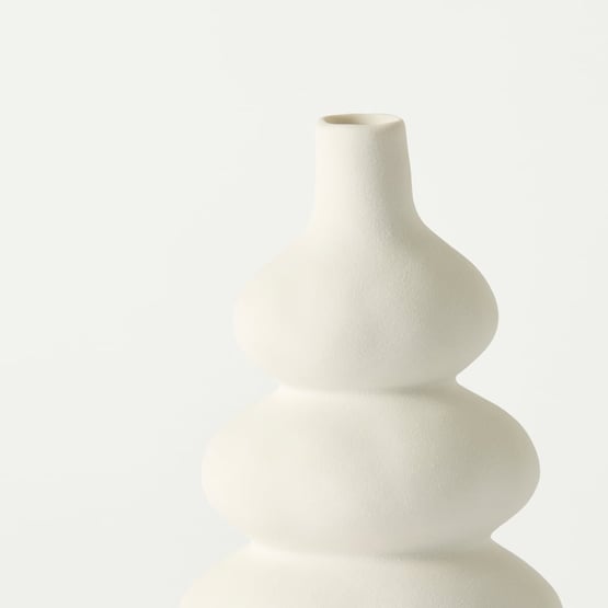 Verona Matte White Tall Vase