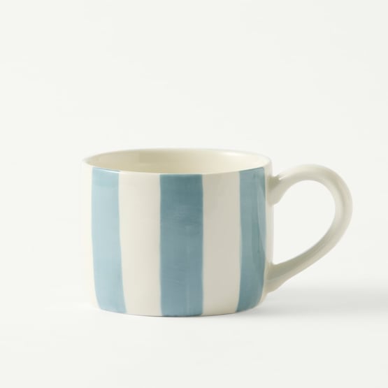 Stripe Nordic Blue Mug