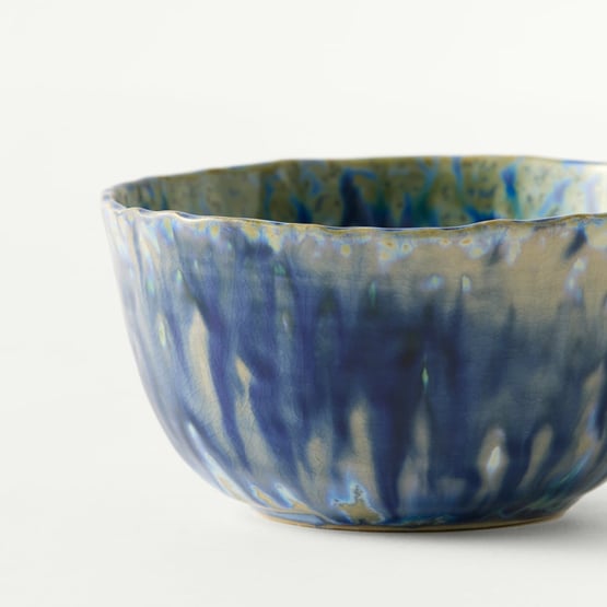 Marine Life Blue Bowl