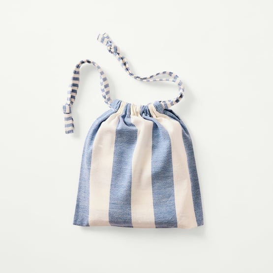 Ava Blue & White Stripe Apron