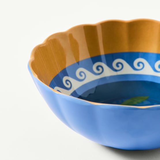 Sunlit Sanctuary Multi Scalloped Bowls Set of 4