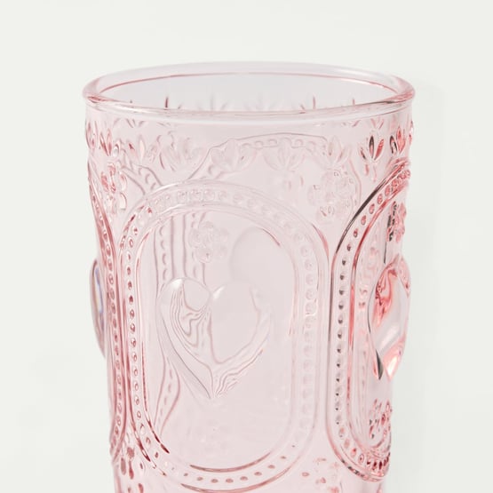 Heart Rose Pink Tumbler Pack of 2