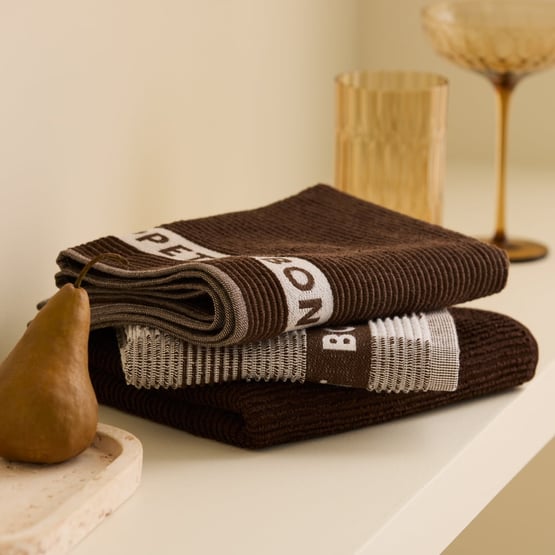 Australian Cotton Chocolate Tea Towel Pack of 3