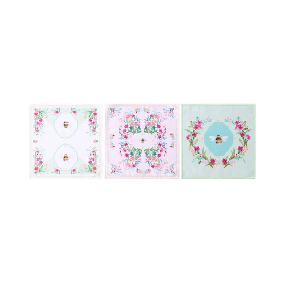 Adeline Bees Microfibre Washcloths Pack of 3