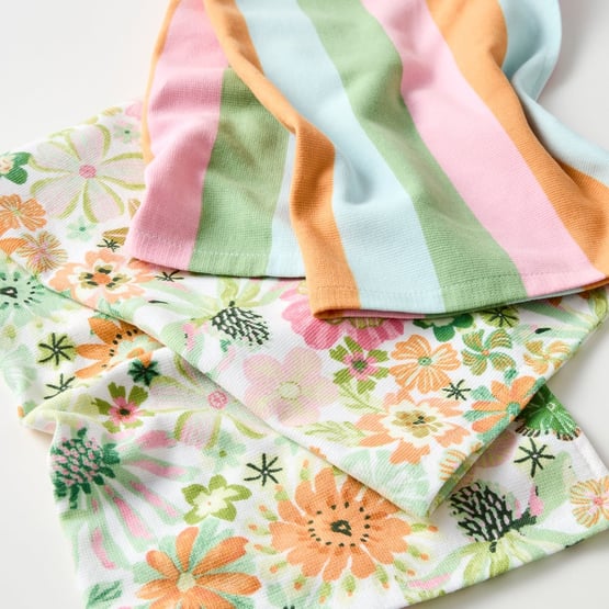 Tuscany Multi Tea Towel Pack of 2