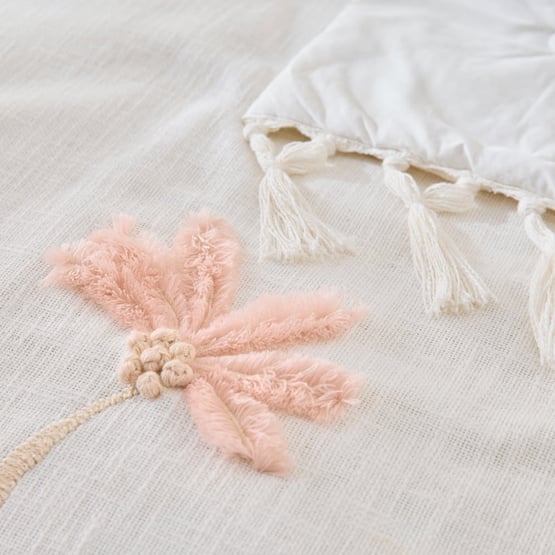 Falls Palm Pink Blanket