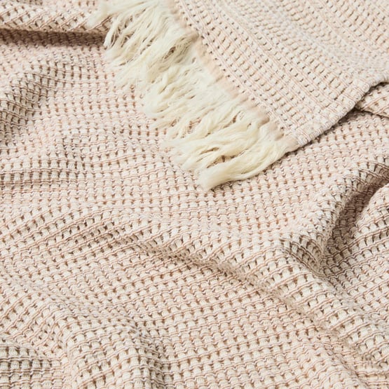 Bowie Tan & Natural Throw