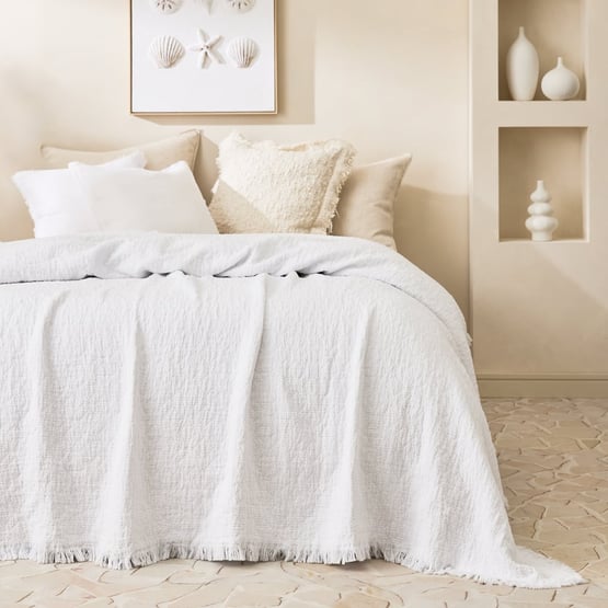 Frome White Blanket