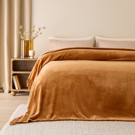 Supersoft Brown Sugar Blanket