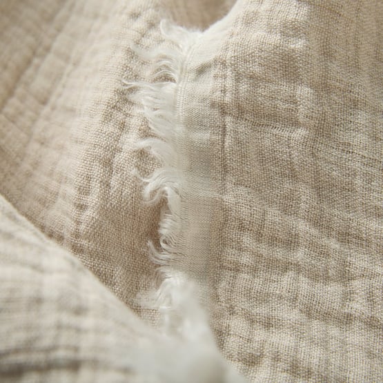 Belgian Vintage Wash Linen Linen Throw