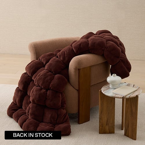 Marshmallow Chocolate Throw