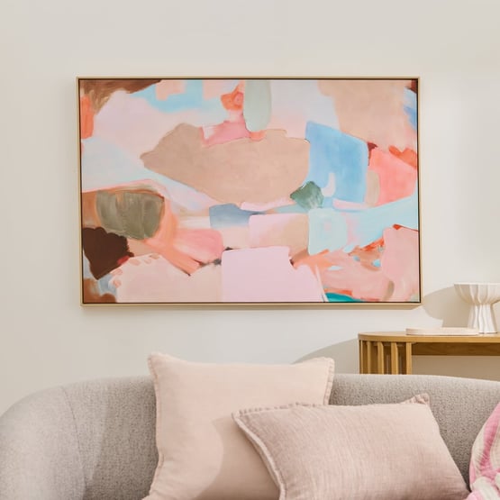 Oasis Papaya Canvas