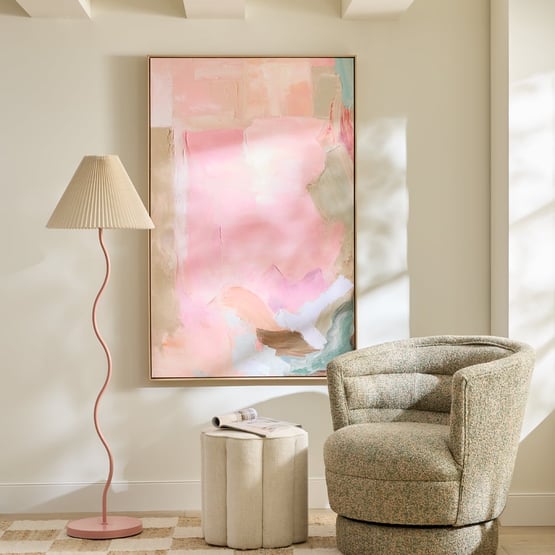 Oasis Pink Lagoon Multi Direct Canvas