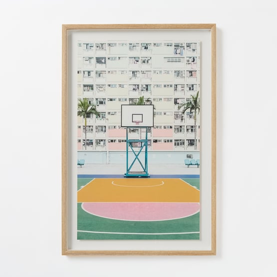 Flinders Basketball Framed Wall Art