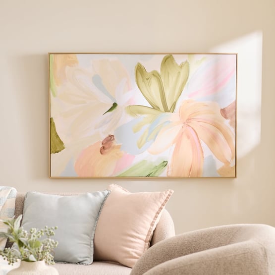 Daisy Pastel Petals Multi-direct Dreamscape Canvas